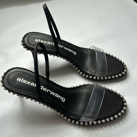 Alexander Wang Shoes - Alexander Wang Stud Clear Sandals size 41 (US 11)